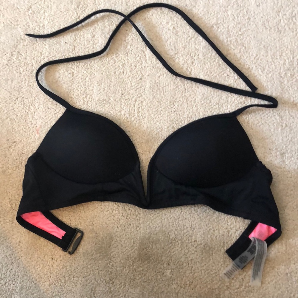 PINK VS Deep V Bikini Top